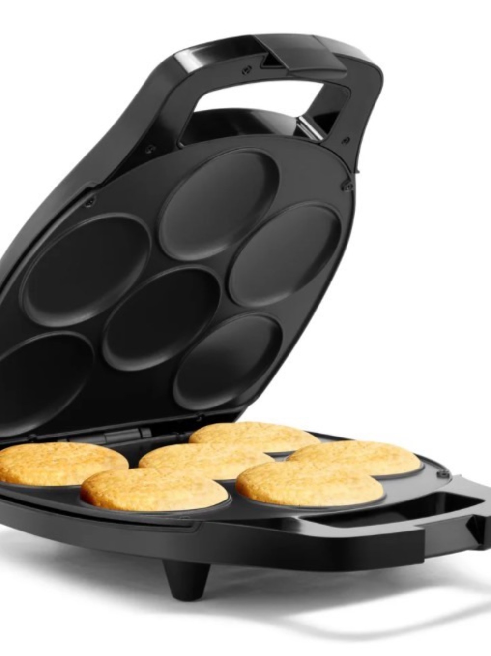 Holstein Housewares Non-Stick 6-Section Multi-Food Maker - Arepas, Mini Pancakes